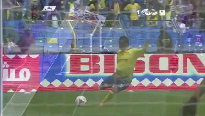 هدف النصر الأول في مرمى الرائد - عماد الحوسني