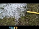 Make Icecubes with a garden hose!