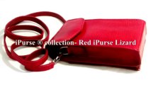 iPurse ® collections- Red iPurse Lizard