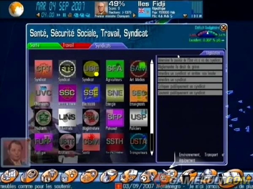 Mission Président : GeoPolitical Simulator - Du rififi aux Îles Fidji
