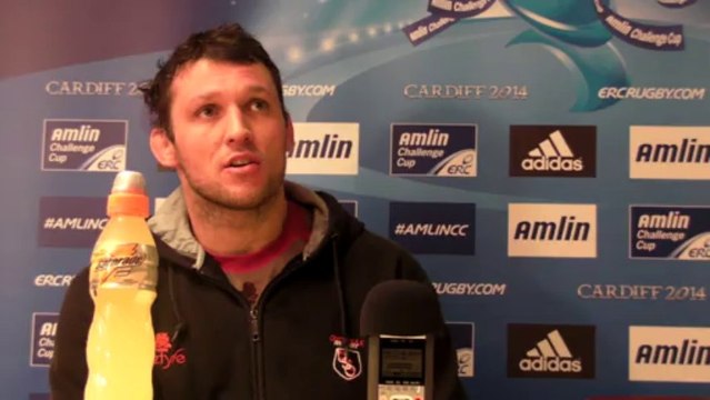 Rugby - Mirek Nemecek après la victoire d'Oyonnax face à Biarritz (Challenge Européen)