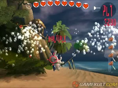 Rayman contre les Lapins Crétins - Phase de shoot délire