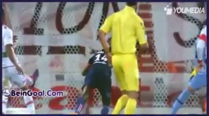 Il pareggio di Lavezzi contro l'Ajaccio