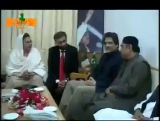 Tezabi Totay  Asif Zardari Meeting MQM Leaders