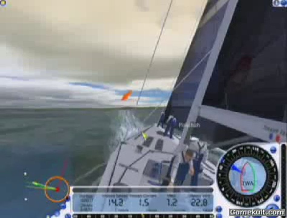 Virtual Skipper 3 - Demi-tour autour d'une bouée