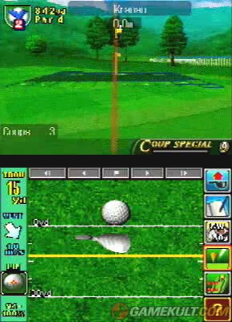 Nintendo Touch Golf : Birdie Challenge - Petit échauffement - Vidéo  Dailymotion