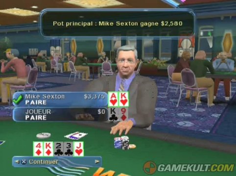 World Poker Tour - Tapis perdu