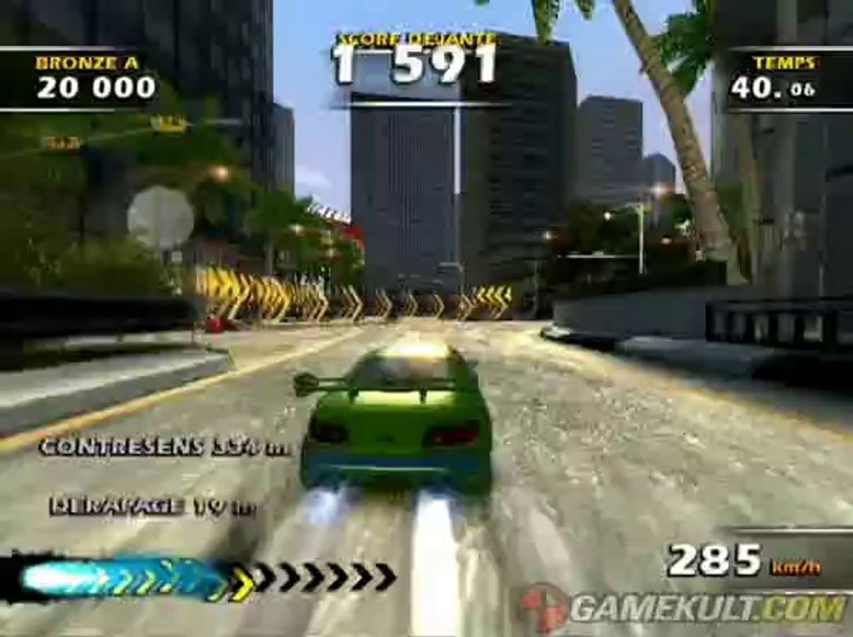 Burnout Dominator - Course déjantée