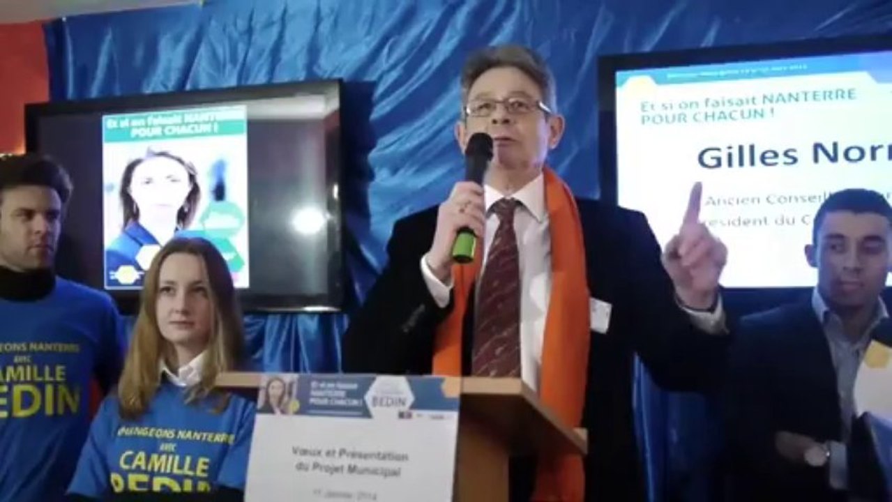 Et si on faisait Nanterre  pour chacun Nanterre avec Camille Bedin - Intervention de Gilles Norroy - 11/01/2014