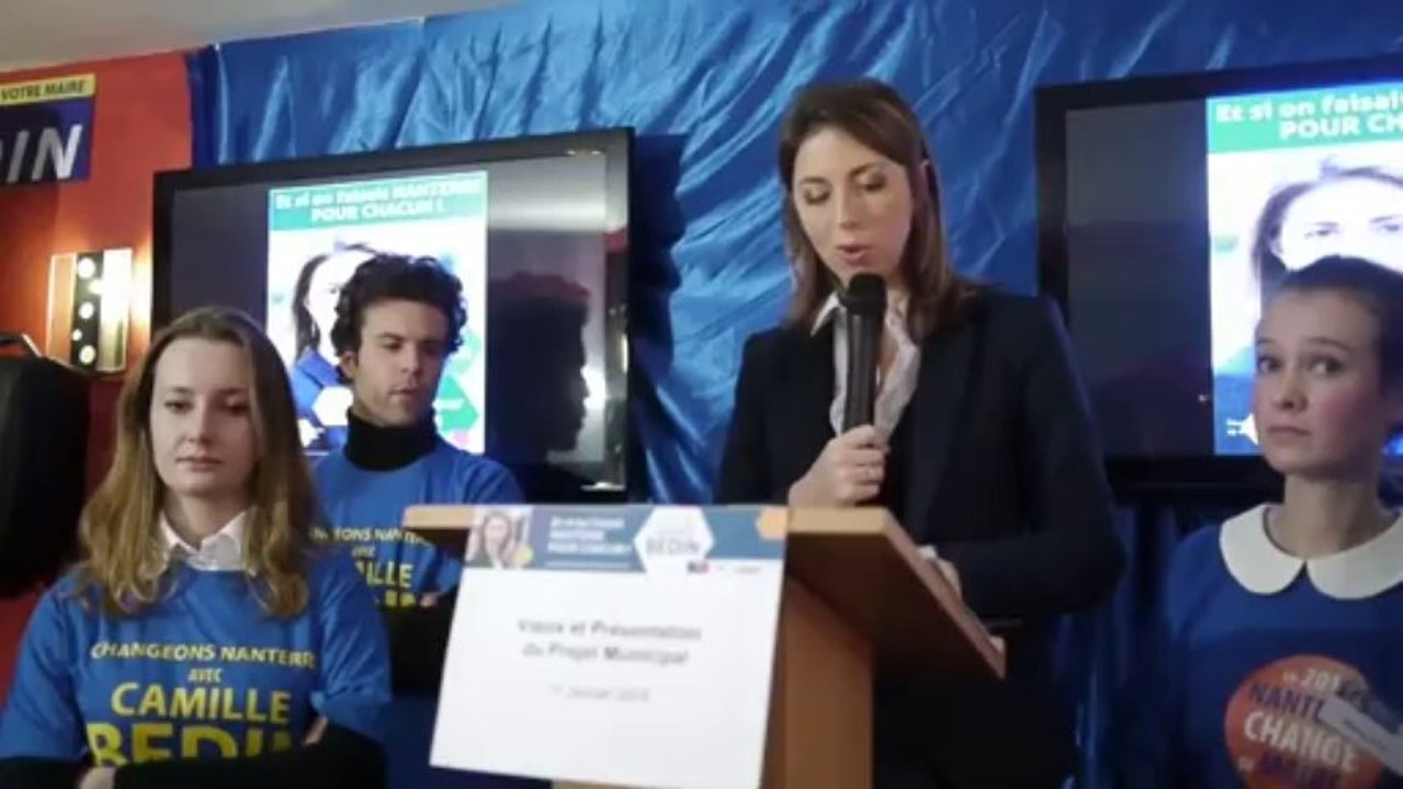 Et si on faisait Nanterre  pour chacun Nanterre avec Camille Bedin - Discours de Camille - 11/01/2014