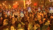 PNV y Bildu encabezan una marcha multitudinaria con gritos a favor de los presos de ETA