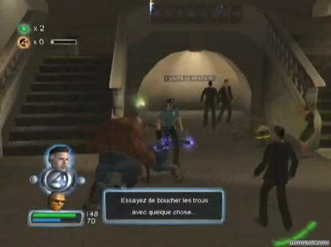 Les Quatre Fantastiques - La Chose et l'homme élastique contre les taupes