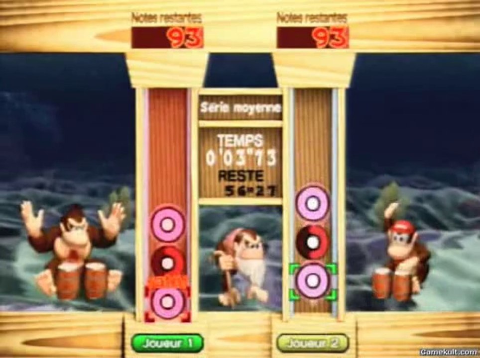 Donkey Konga 2 - Boone coiffé au poteau