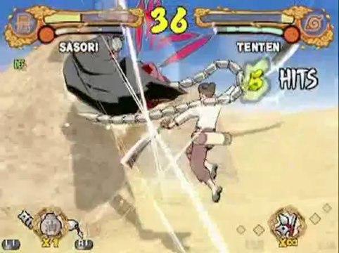 Naruto Shippuden : Ultimate Ninja 4 - Sasori vs. Tenten