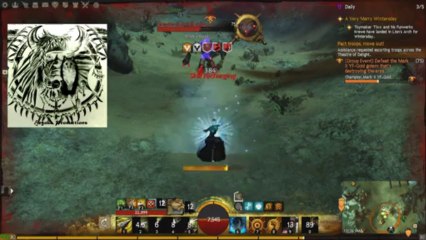 GW2 Soloing Champion Mark II YF-Gold Golem on Ranger