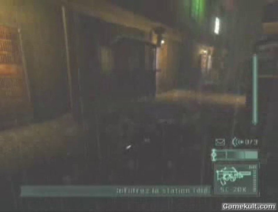 Splinter Cell : Pandora Tomorrow - Des trombes d'eau