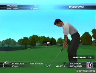 Tiger Woods PGA Tour 2004 - Trunks s'échauffe