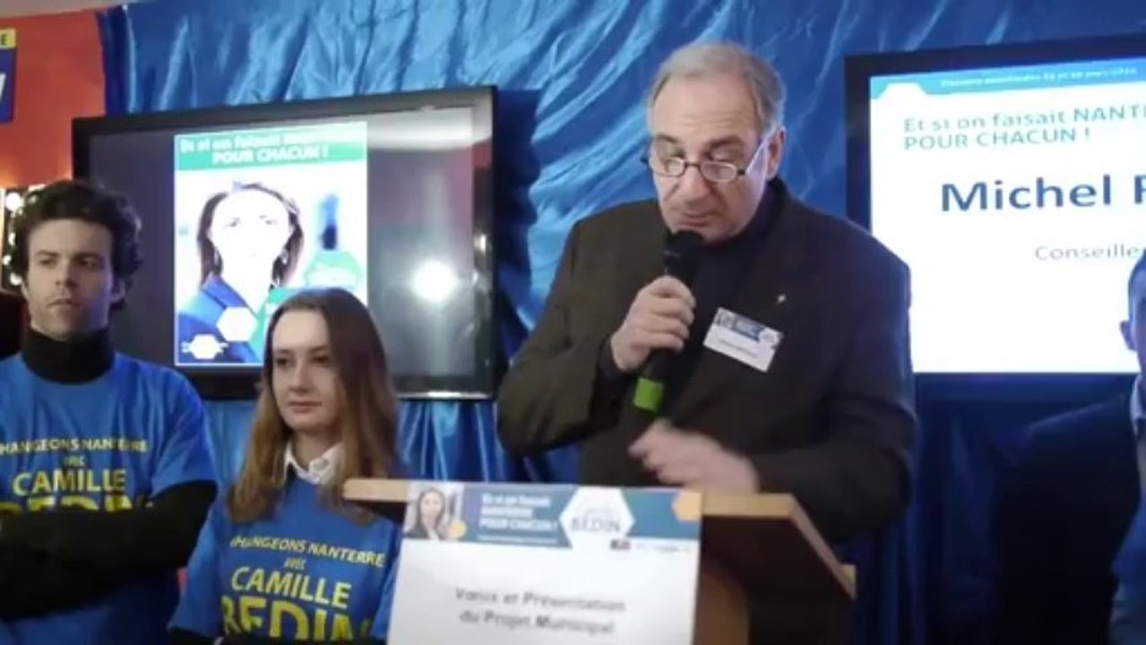 Et si on faisait Nanterre pour chacun Nanterre avec Camille Bedin -intervention de Michel Ripoteau - 11/01/2014