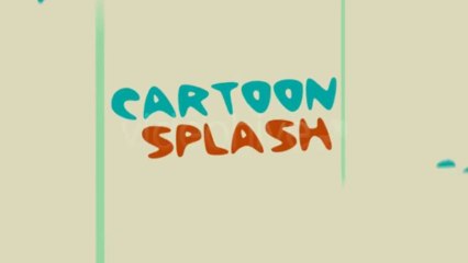 Cartoon splash logo - After Effects Template