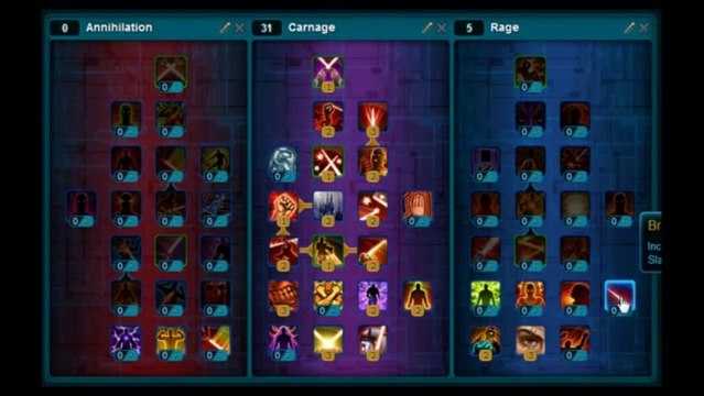 GameTag.com - Buy Sell Accounts - Sith Warrior Marauder Leveling Build 10-50 Point Allocation - YouTube _ SWToR trooper Guide