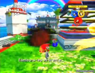 Sonic Heroes - Knuckles et la tortue