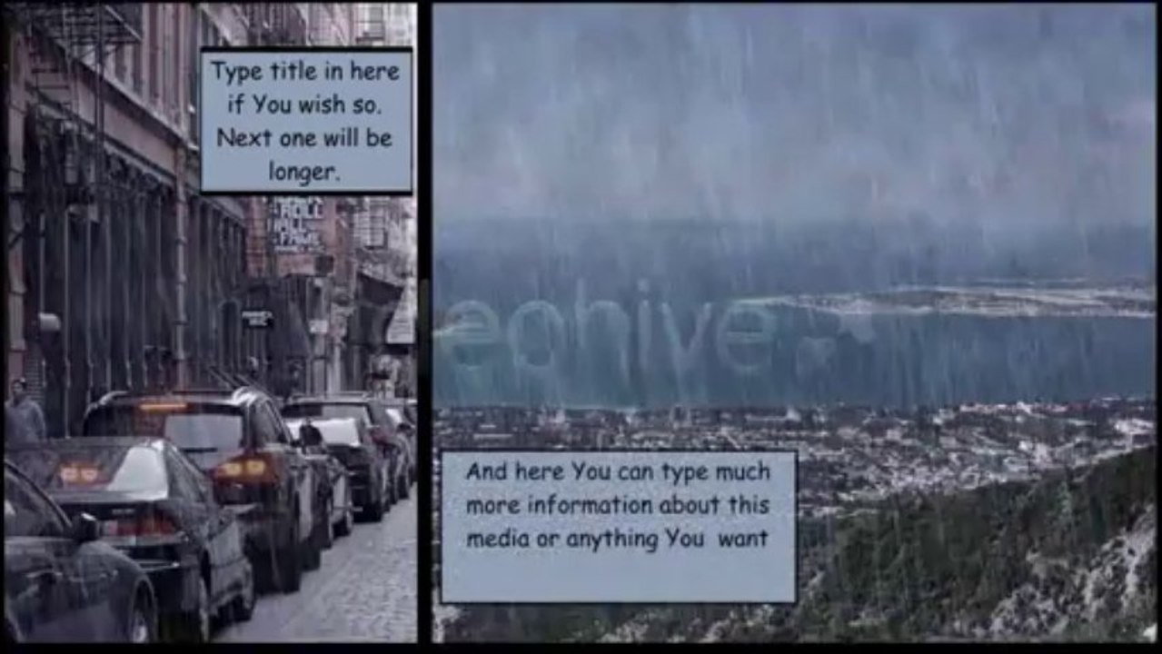 Comic Noir Slideshow - After Effects Template