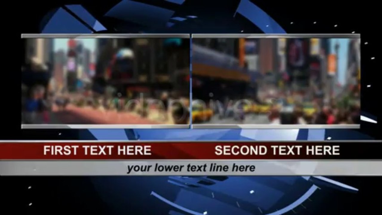 Broadcast News project - After Effects Template