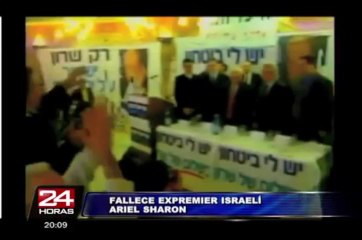 Israel está de luto por fallecimiento de ex primer ministro Ariel Sharon