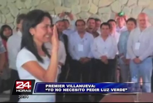 Premier César Villanueva: No necesito la 'luz verde' de Nadine Heredia