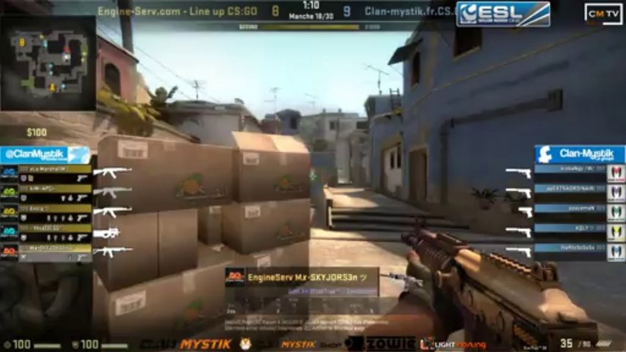CS:GO EMS One Qualifier Cup 1 Clan Mystik VS Engine Serv