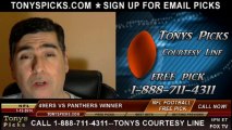 Carolina Panthers vs. San Francisco 49ers Pick Prediction NFL NFC Divisional Playoff Pro Football Odds Preview 1-12-2014