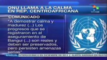 Llamado de Naciones Unidas para que centroafricanos nombren presidente