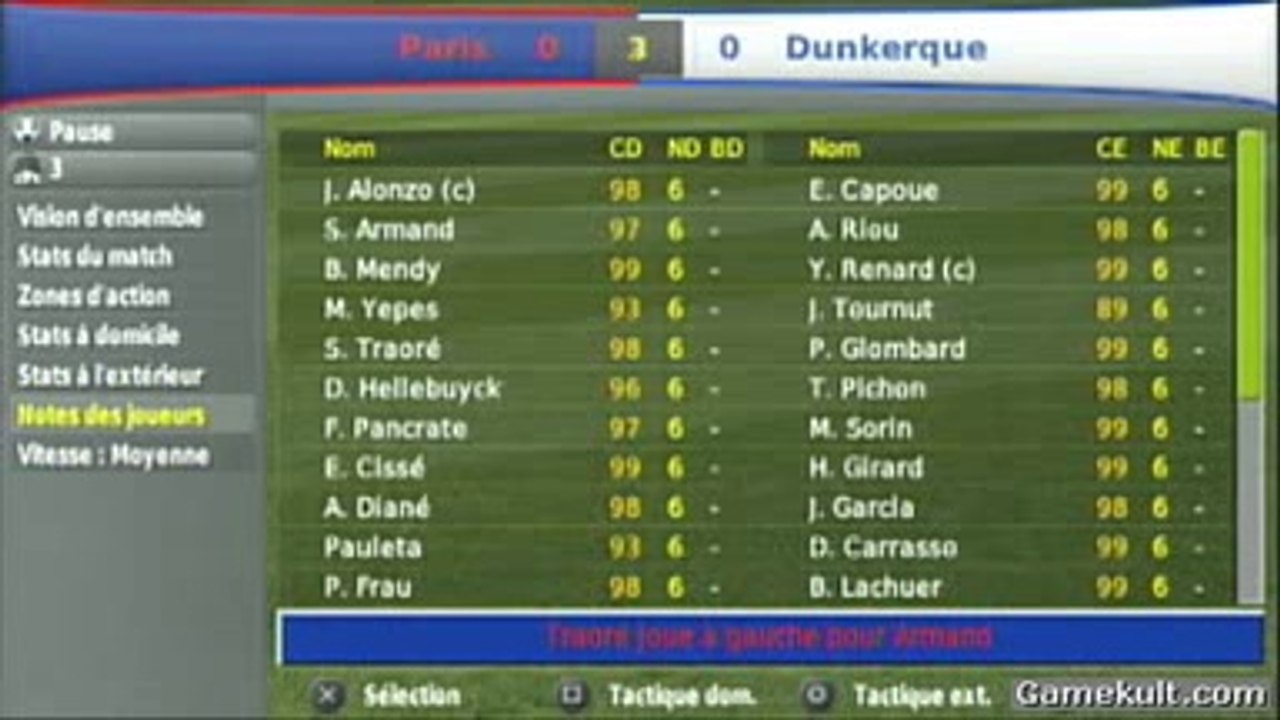 Football Manager Handheld 2007 - Un match palpitant