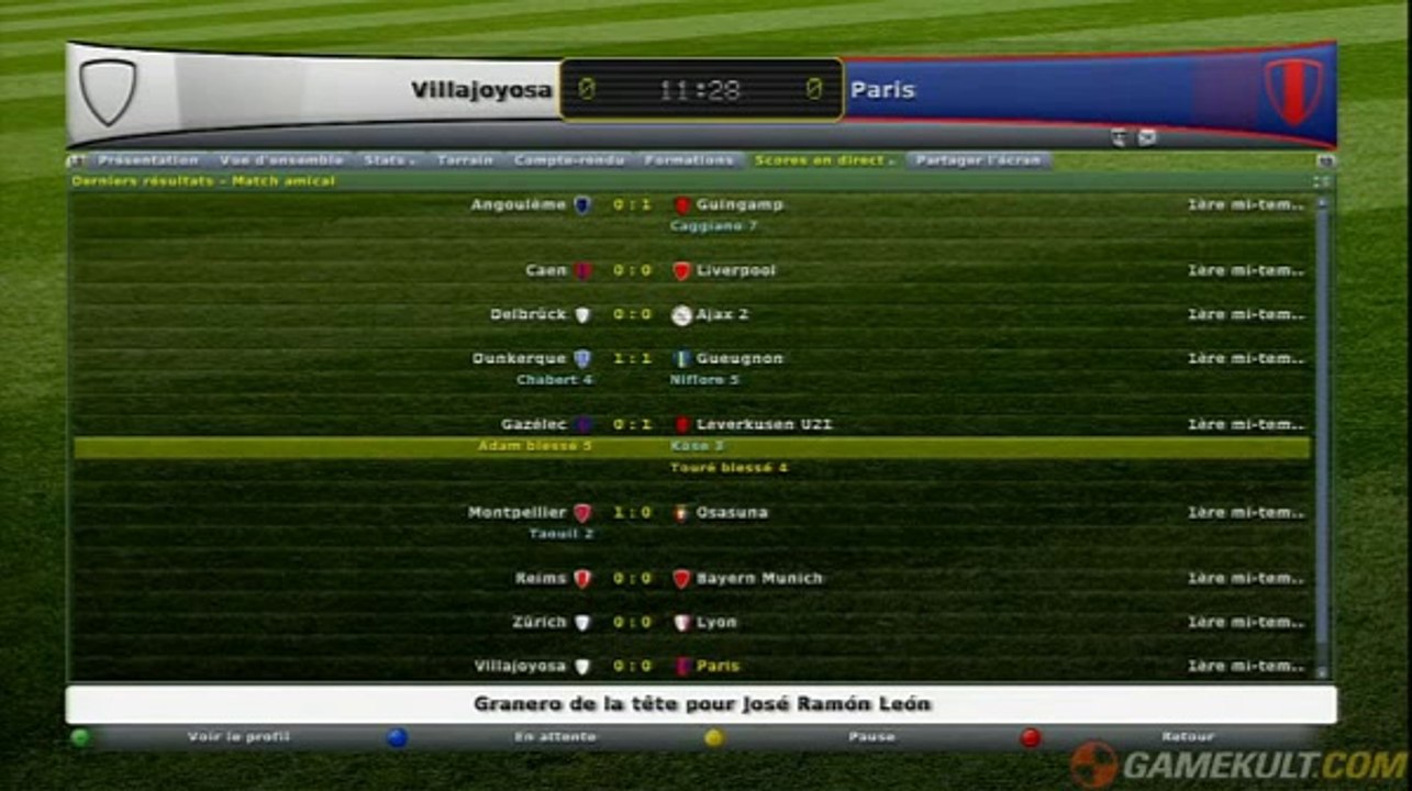 Football Manager 2007 - Un match palpitant