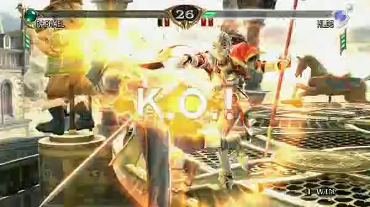 SoulCalibur IV - Trailer gameplay Raphael vs Hilde