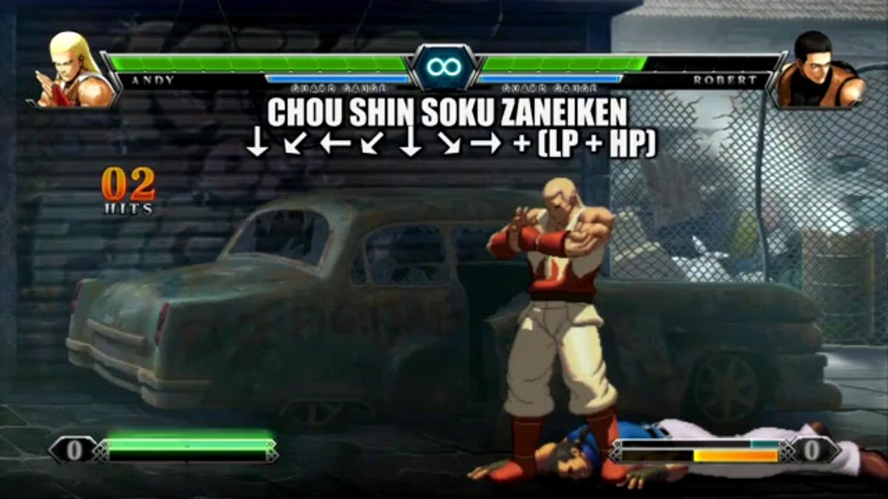 The King of Fighters XIII - Andy Bogard command list