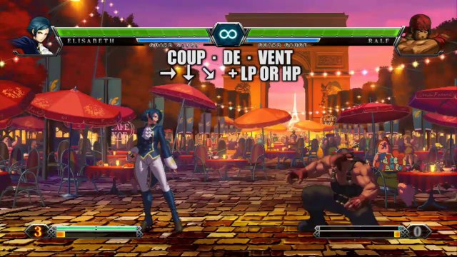 The King of Fighters XIII - Elisabeth command list