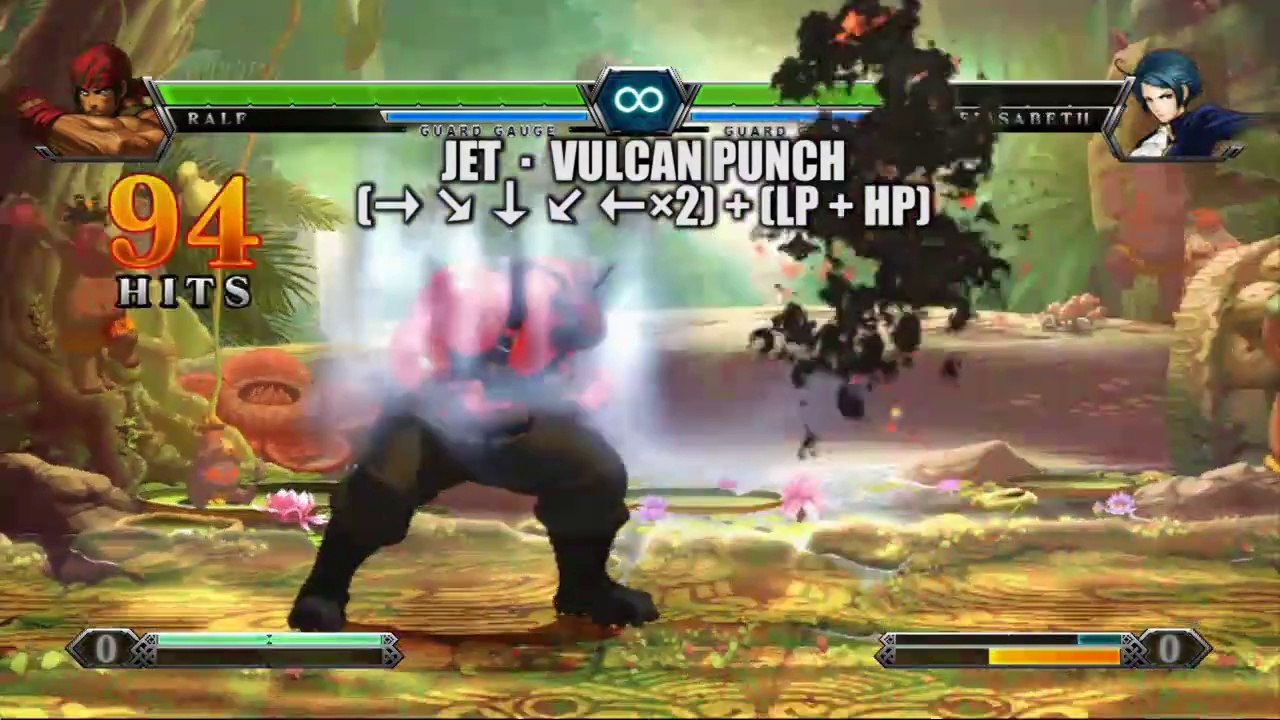 The King of Fighters XIII - Ralf command list