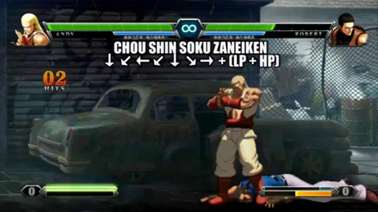 The King of Fighters XIII - Andy Bogard command list