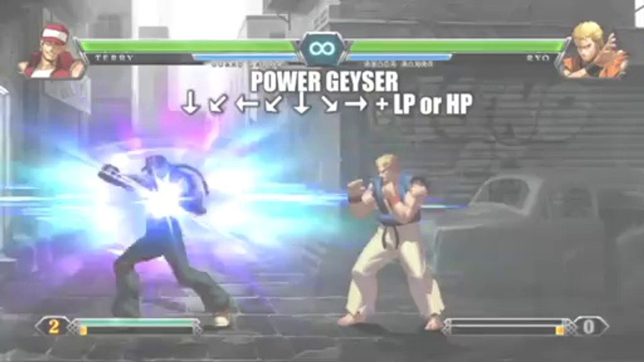 The King of Fighters XIII - Terry Bogard command list