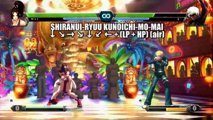 The King of Fighters XIII - Mai Shiranui command list