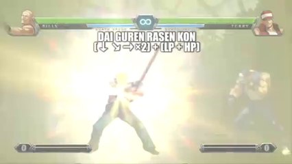 The King of Fighters XIII - Billy Kane command list