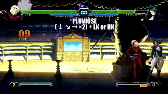 The King of Fighters XIII - Ash Crimson command list