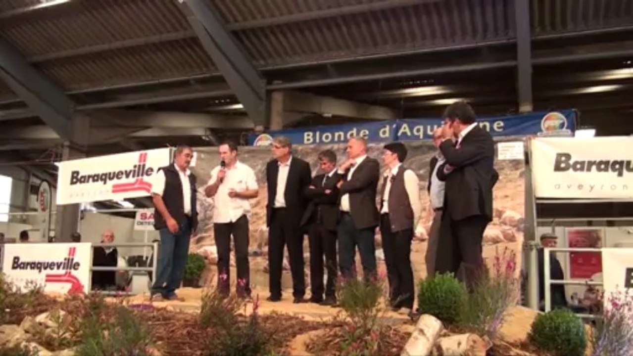 Baraqueville: Blondes d'Aquitaine, le concours national