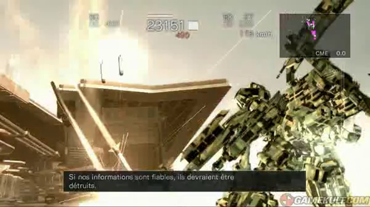 Armored Core For Answer - Mecha-David contre Cyber-Goliath