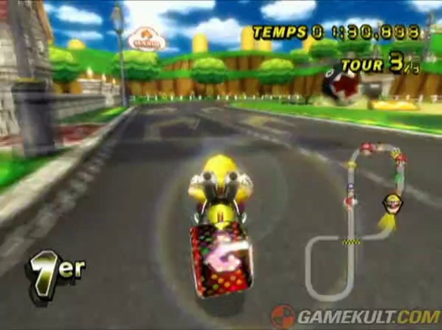 Mario Kart Wii - Wario à la moto - Vidéo Dailymotion