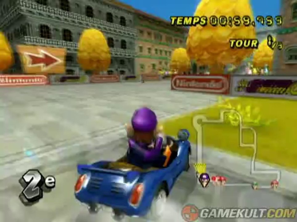 Mario Kart Wii - Quartier Delfino en ligne
