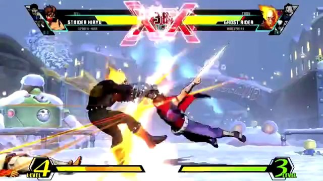 Ultimate Marvel vs. Capcom 3 - Strider vs Ghost Rider