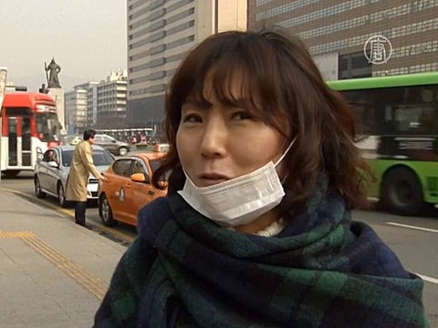 Ядовитый смог из Китая душит Южную Корею