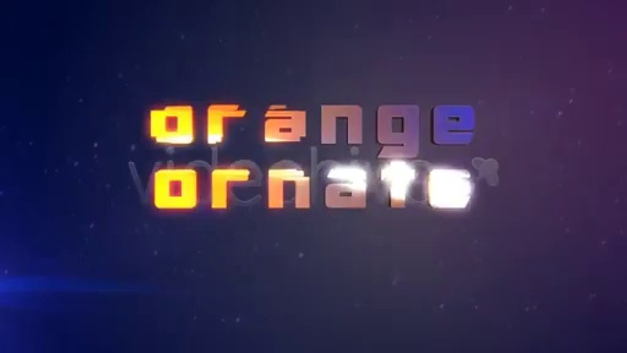 3D Logo Reveal Intro With Glow Flare - After Effects Template